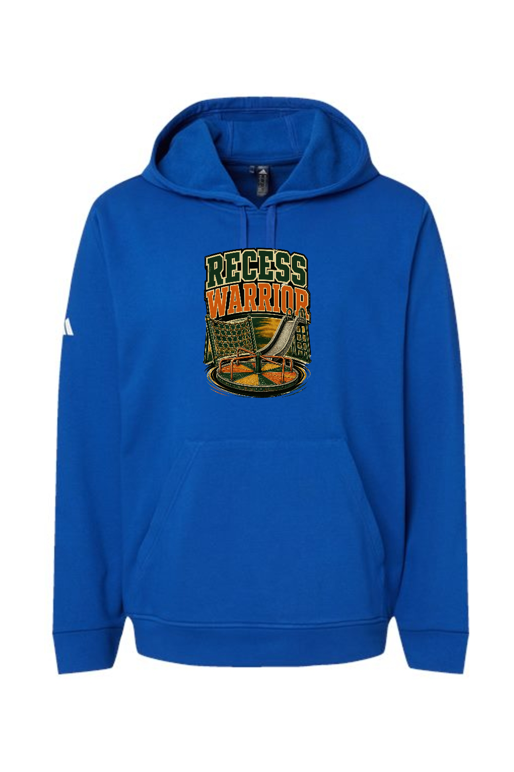 Adidas Fleece Hooded Sweatshirt: Recess Warrior
