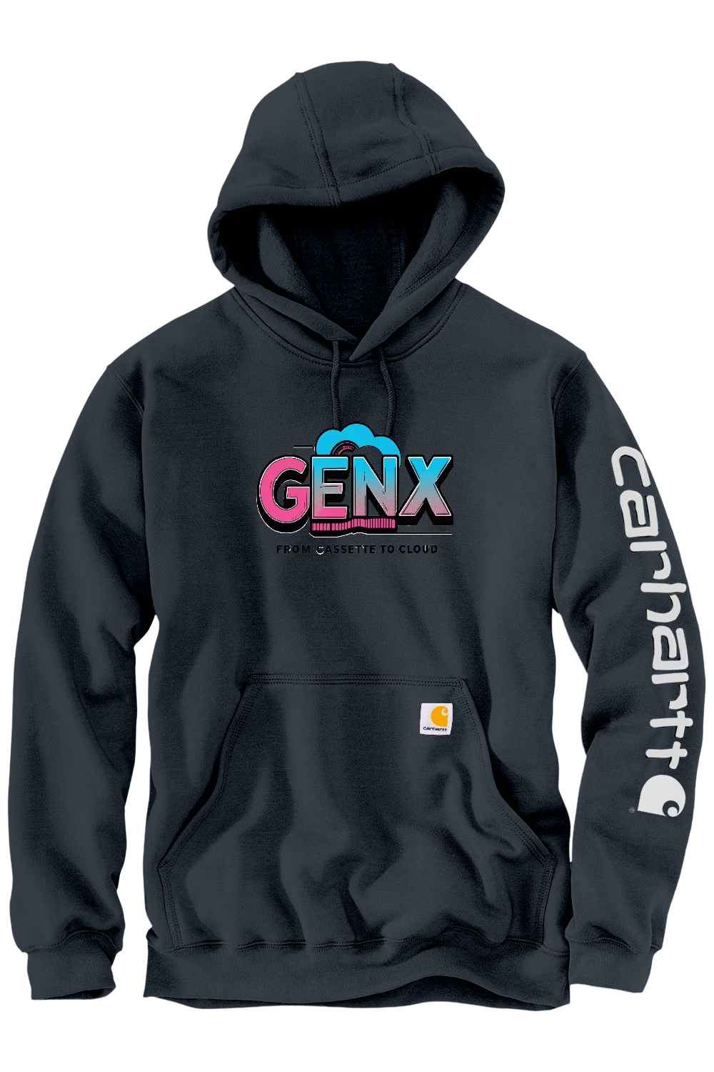 Carhartt Midweight Hooded Sweatshirt: GENX-From Cassette To Cloud