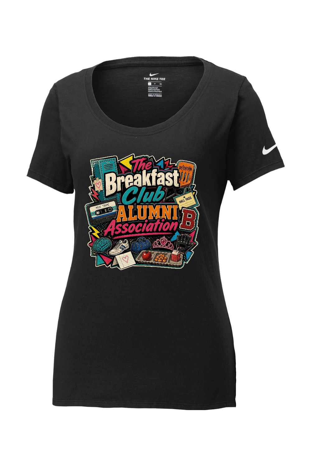 Nike Ladies Core Cotton Scoop Neck Tee: The Breakfast Club Alumni Association