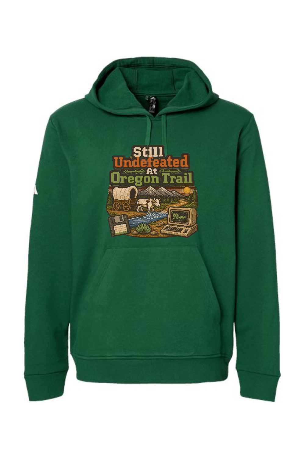 Adidas Fleece Hooded Sweatshirt: Still Undefeated At Oregon Trail