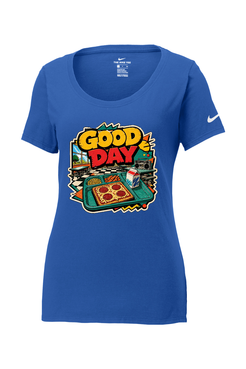 Nike Ladies Core Cotton Scoop Neck Tee: GOOD DAY