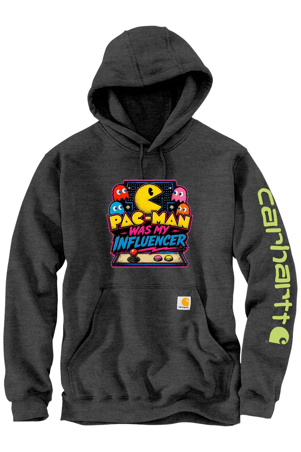 Carhartt Midweight Hooded Sweatshirt: Pac-Man Was My Influencer