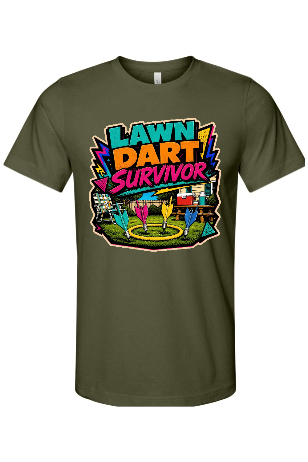 LAWN DART SURVIVOR Gen X Edition Tee