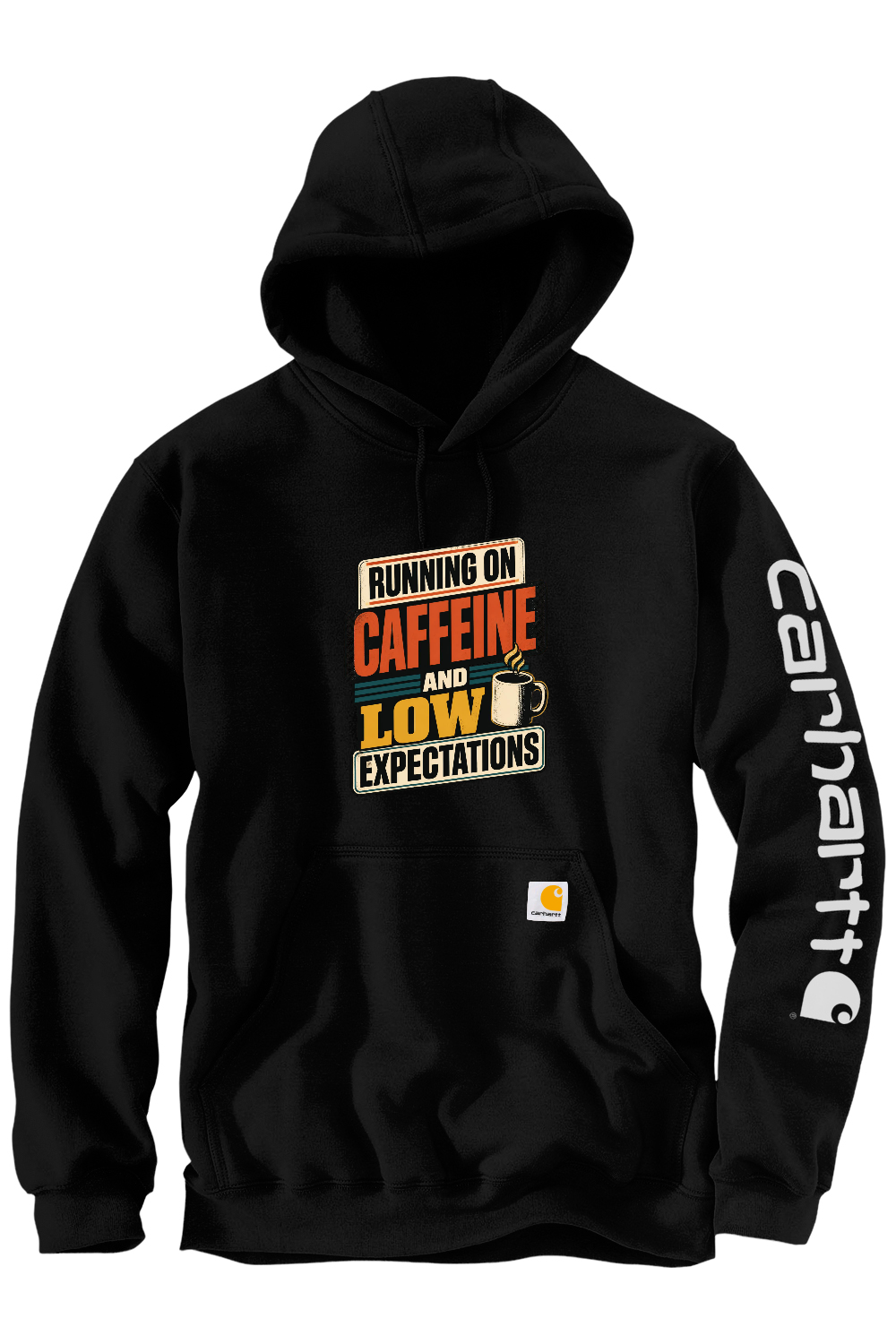 Carhartt Midweight Hooded Sweatshirt: Running on caffeine and low expectations