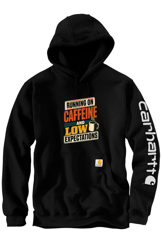 Carhartt Midweight Hooded Sweatshirt: Running on caffeine and low expectations