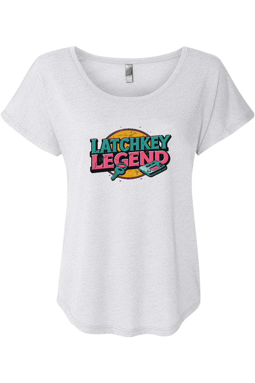 Latchkey Legend Women's Triblend Dolman Tee