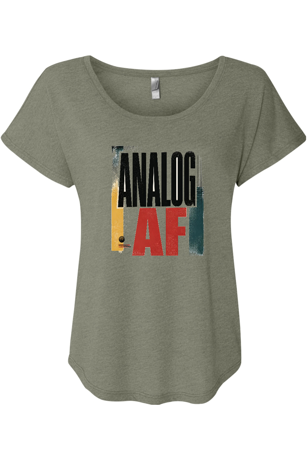ANALOG AF Women's Triblend Dolman Tee