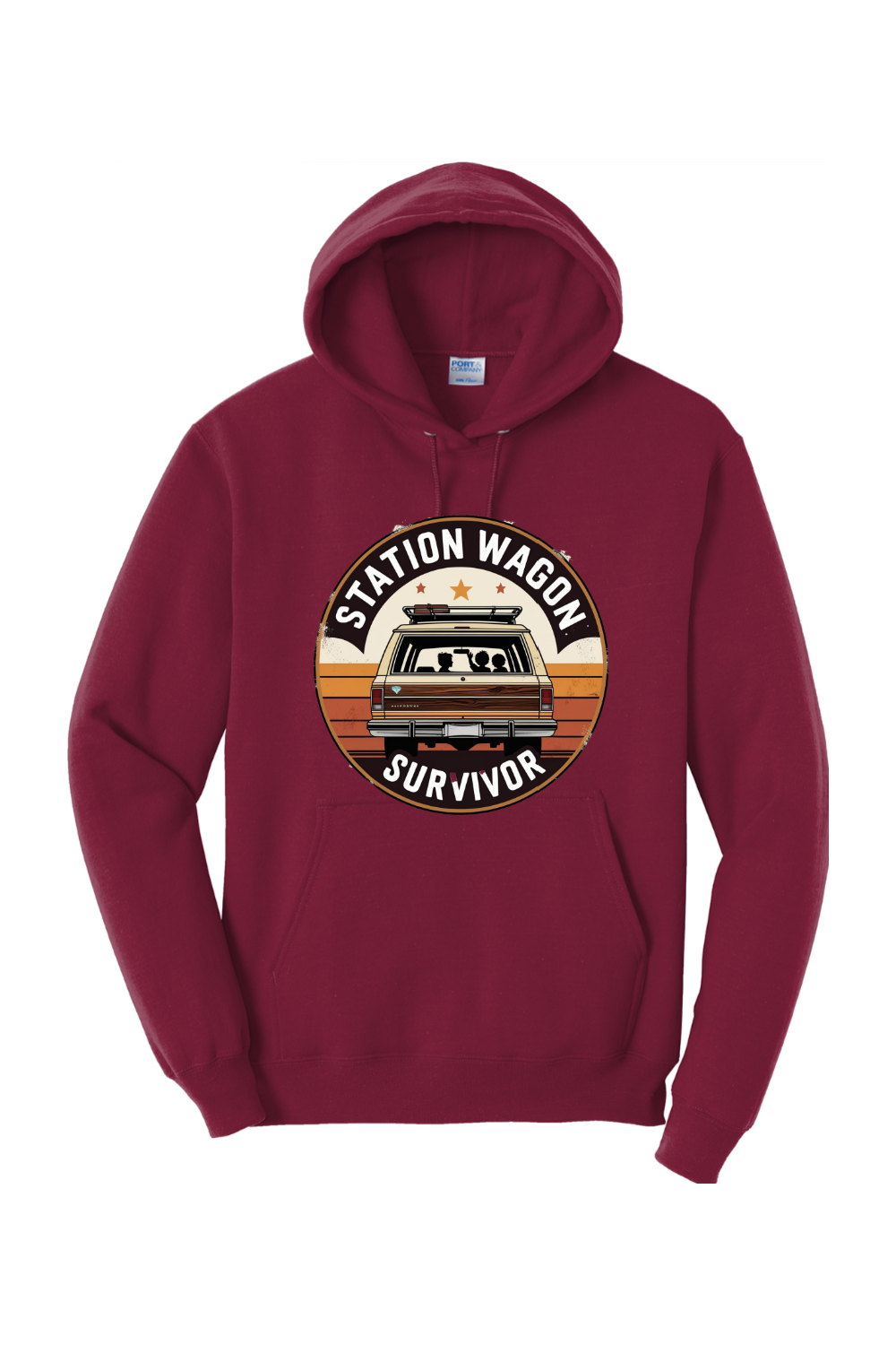 Fleece Pullover Hoodie - Station Wagon Survivor