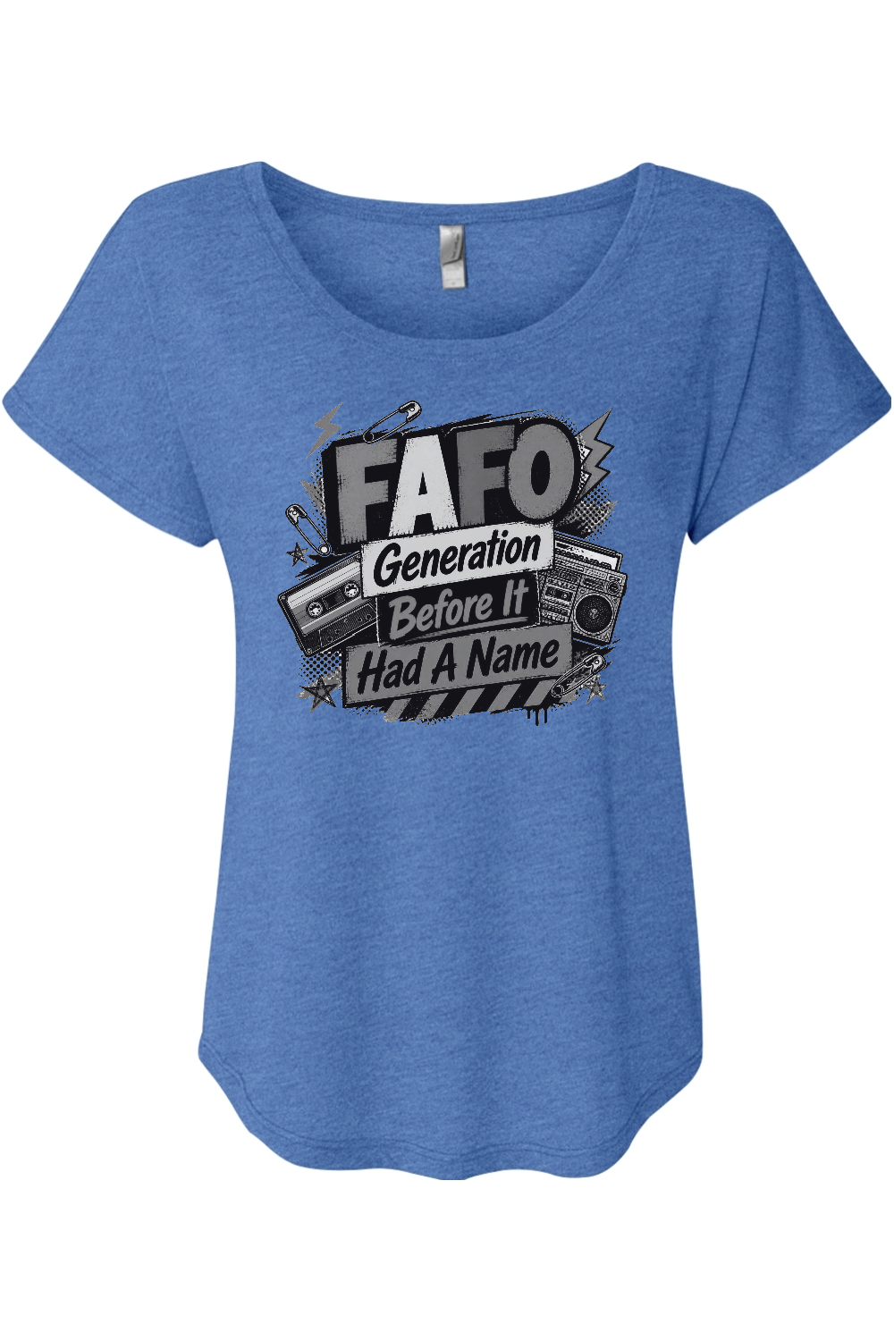 FAFO Generation Before It Had A Name Women's Triblend Dolman Tee