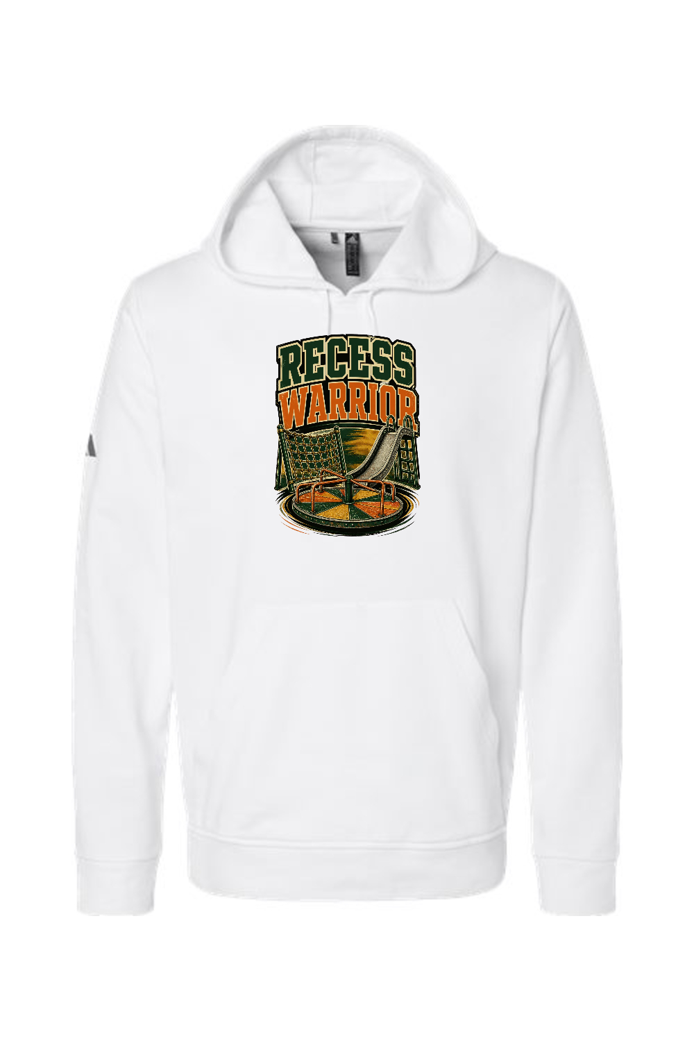 Adidas Fleece Hooded Sweatshirt: Recess Warrior