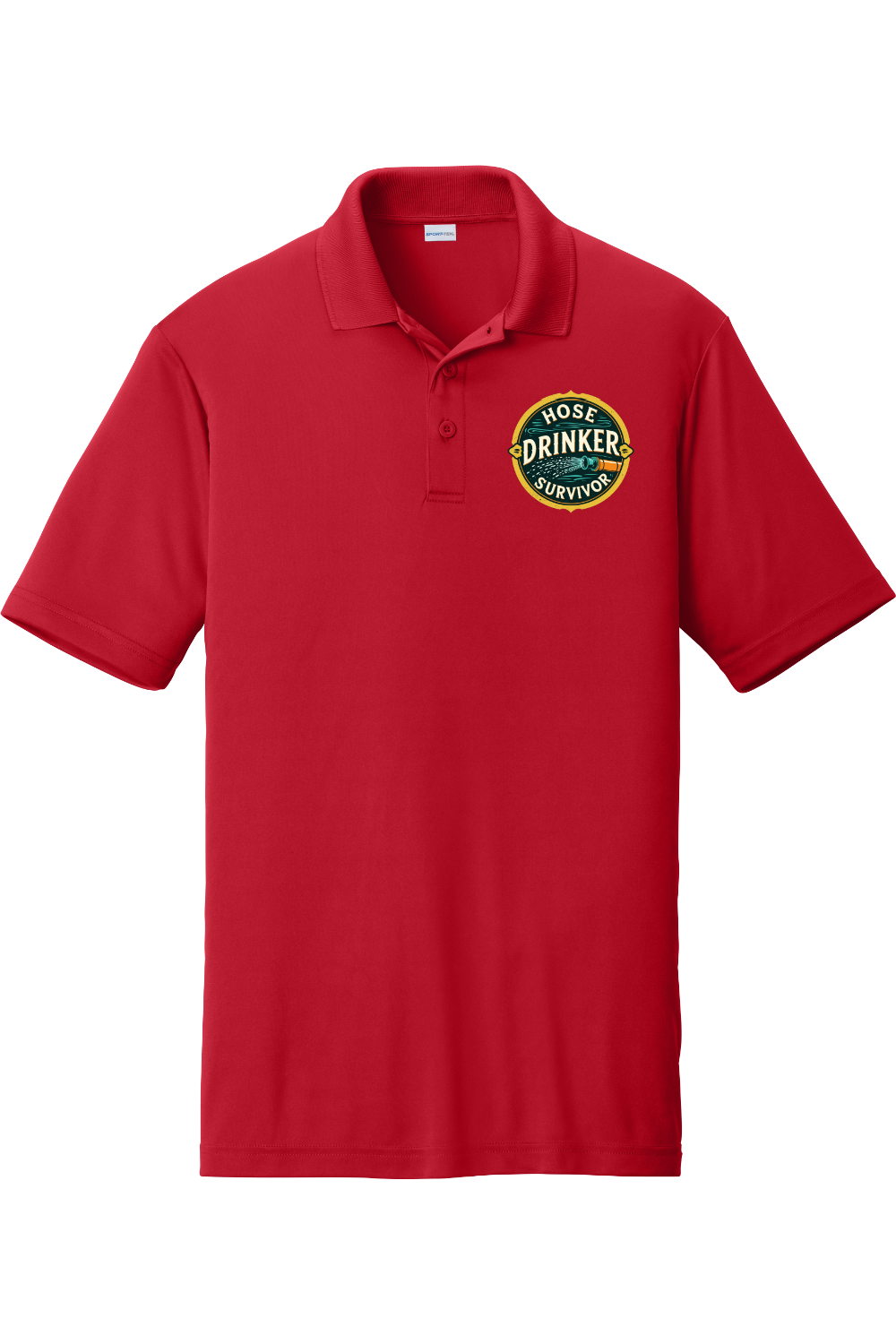 Moisture-Wicking Polo - Hose Drinker Survivor