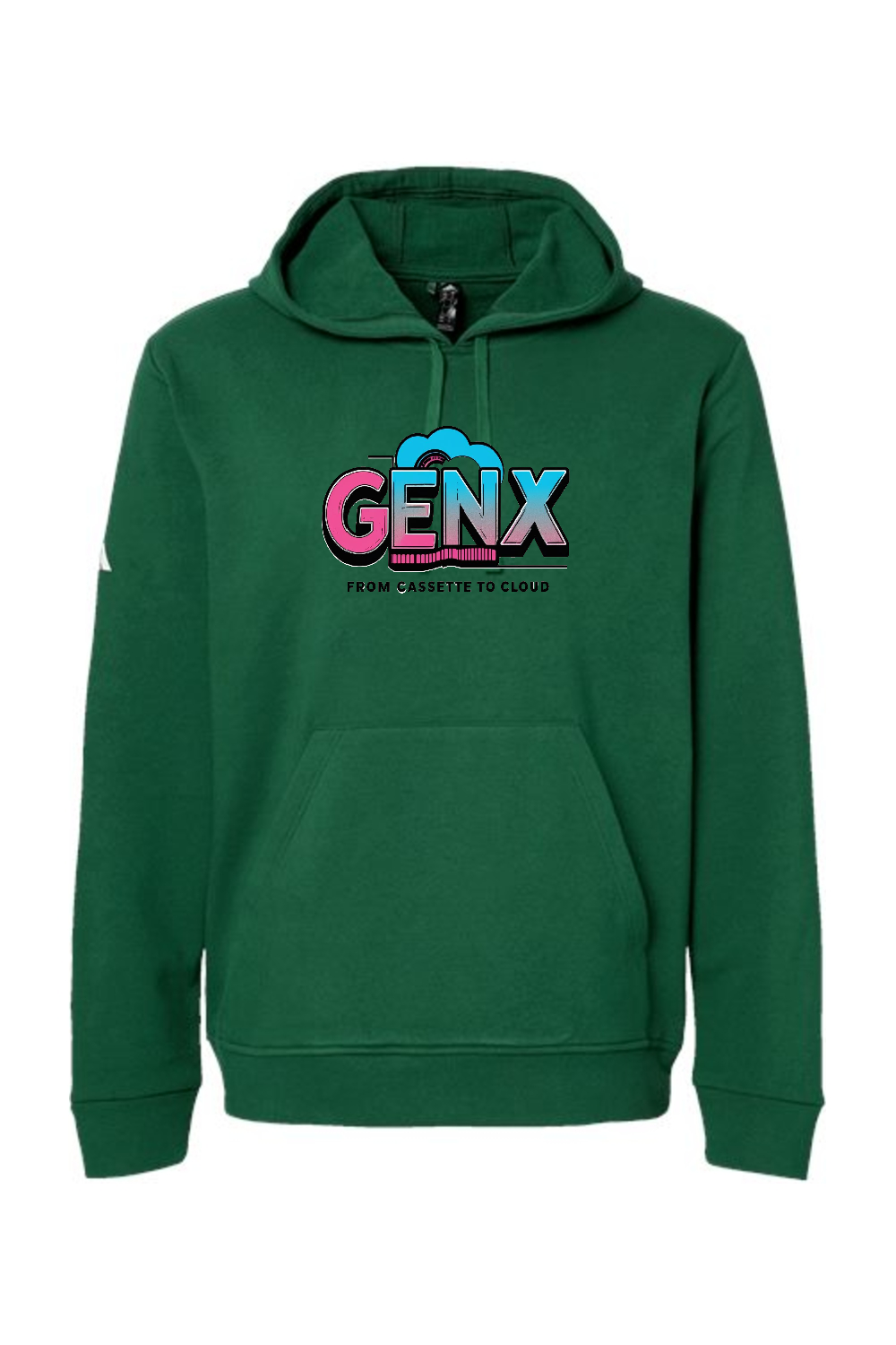 Adidas Fleece Hooded Sweatshirt: GENX-From Cassette To Cloud