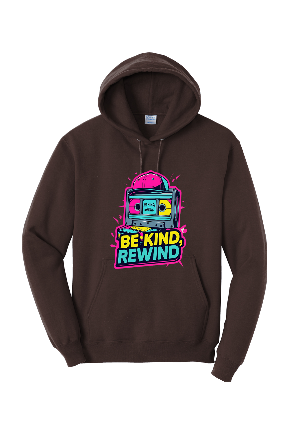 Fleece Pullover Hoodie - Be Kind Rewind