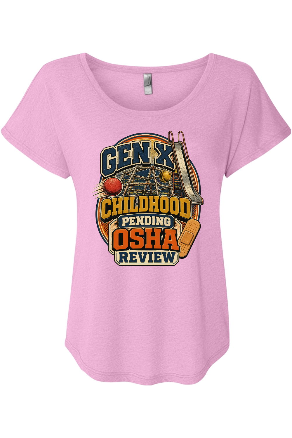 GEN X CHILDHOOD PENDING OSHA REVIEW Women's Triblend Dolman Tee Women's Triblend Dolman Tee