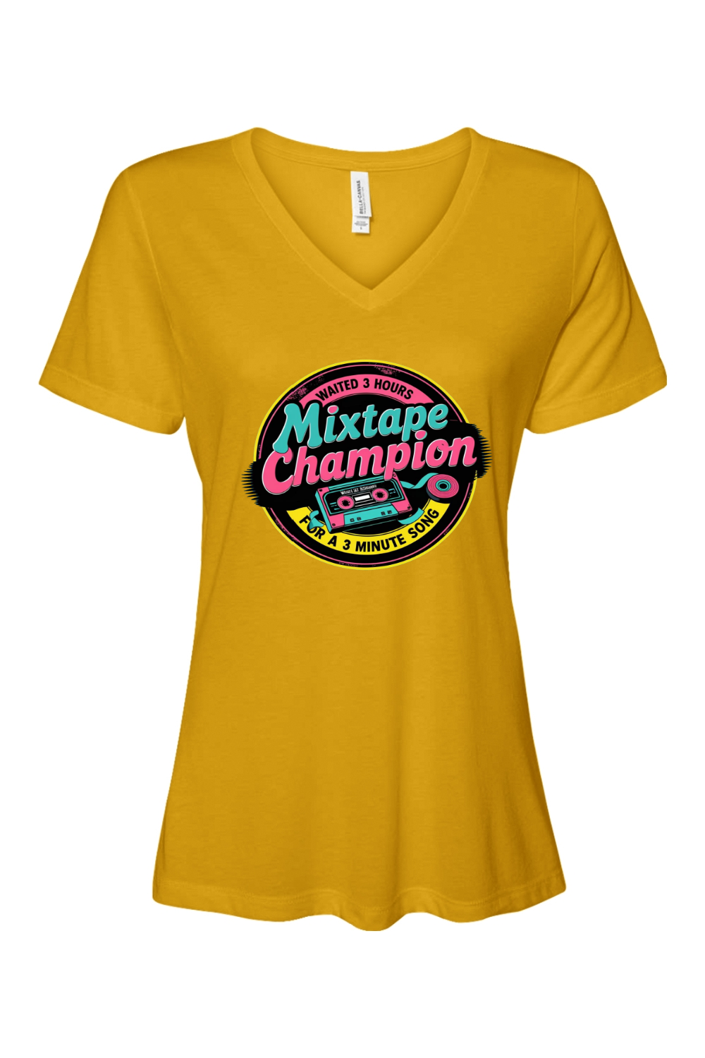 Relaxed Fit Women's V-Neck T-Shirt - MixTape Champion