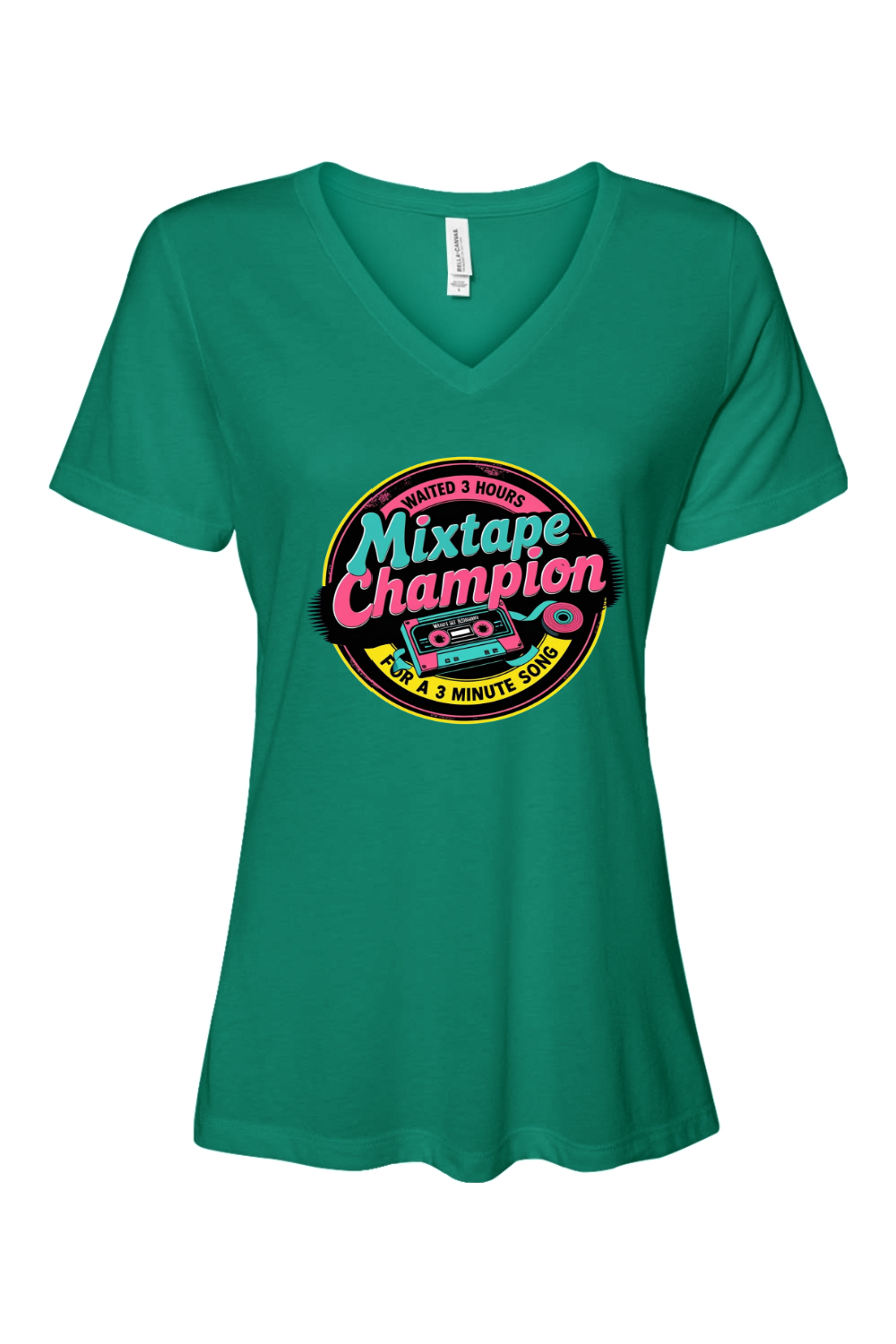 Relaxed Fit Women's V-Neck T-Shirt - MixTape Champion