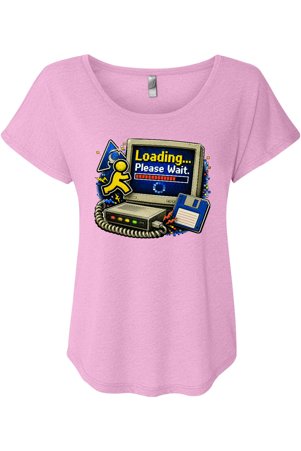 Loading... Please Wait. Women's Triblend Dolman Tee