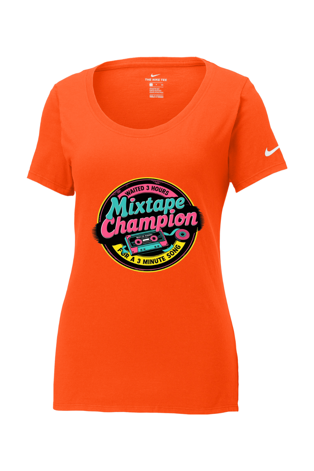 Nike Women's Cotton T-Shirt - MixTape Champion