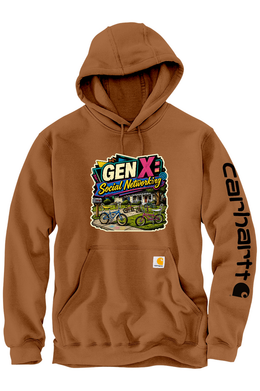 Carhartt Midweight Hooded Sweatshirt: GEN X Social Networking