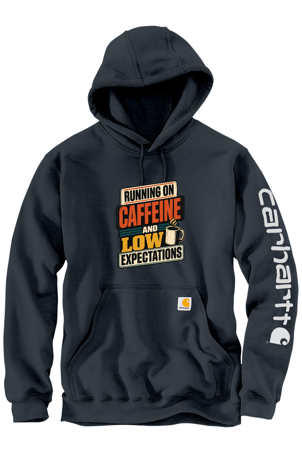 Carhartt Midweight Hooded Sweatshirt: Running on caffeine and low expectations