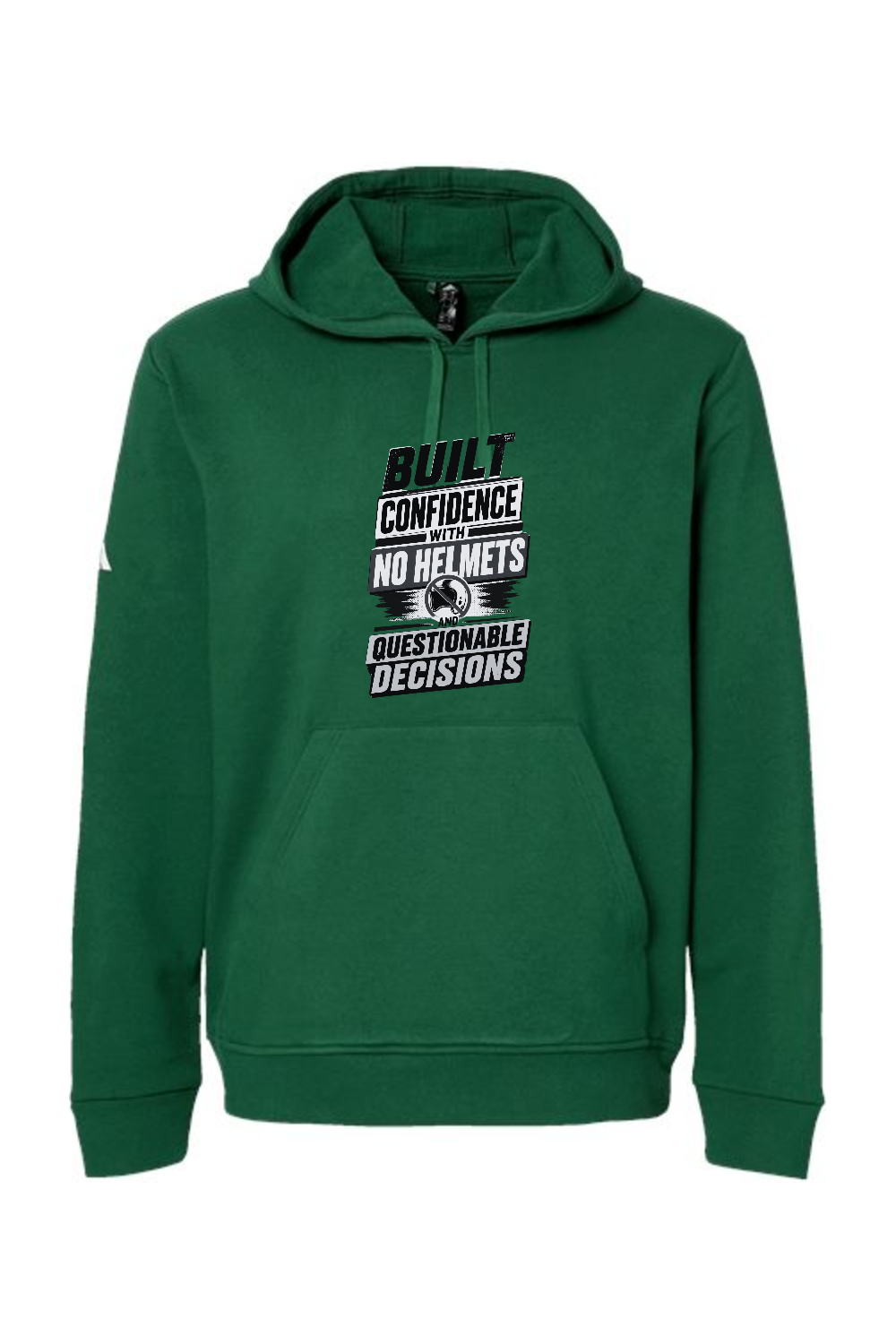 Adidas Fleece Hooded Sweatshirt: Built Confidence With No Helmets And Questionable Decisions