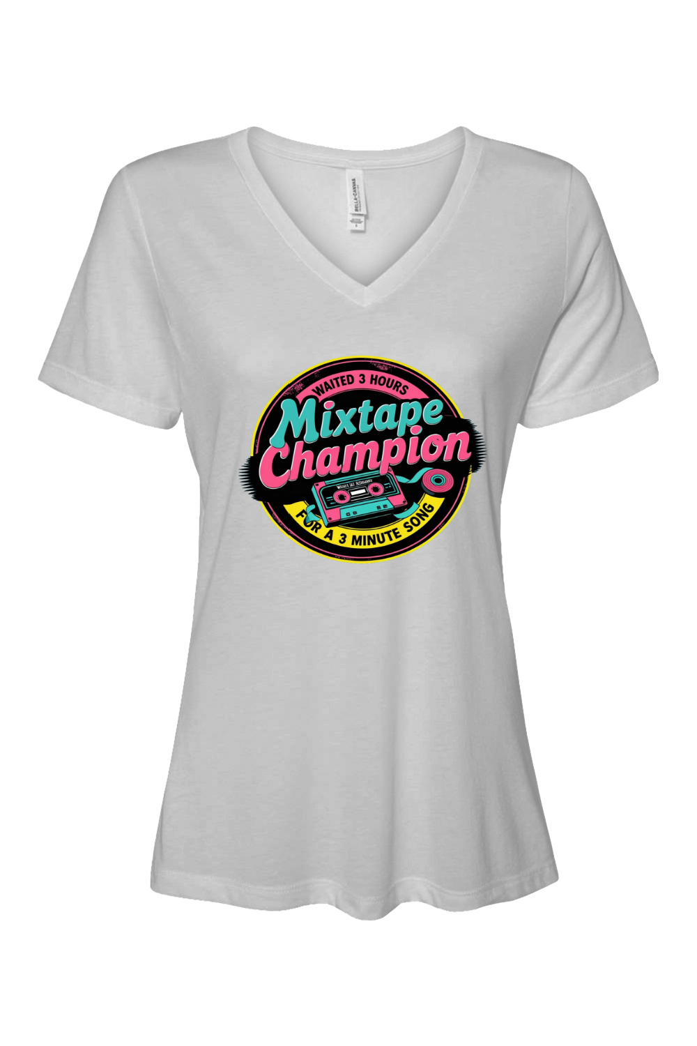 Relaxed Fit Women's V-Neck T-Shirt - MixTape Champion