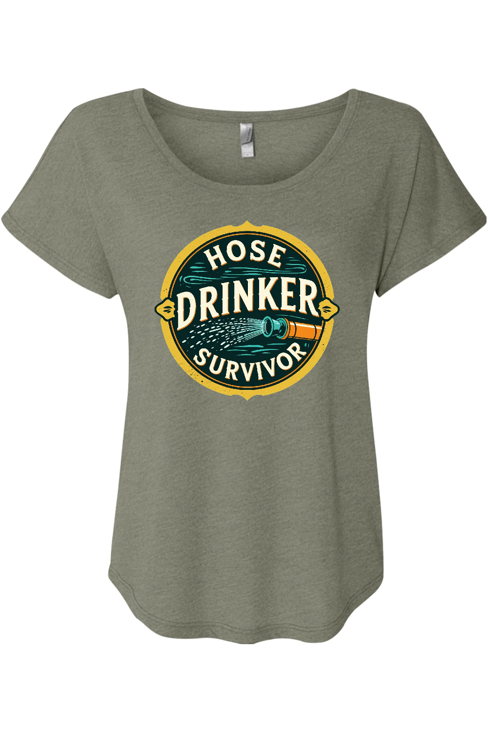 Hose Drinker Survivor Women's Triblend Dolman Tee