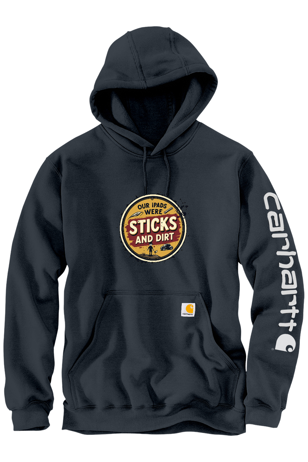 Carhartt Midweight Hooded Sweatshirt: Sticks and Dirt