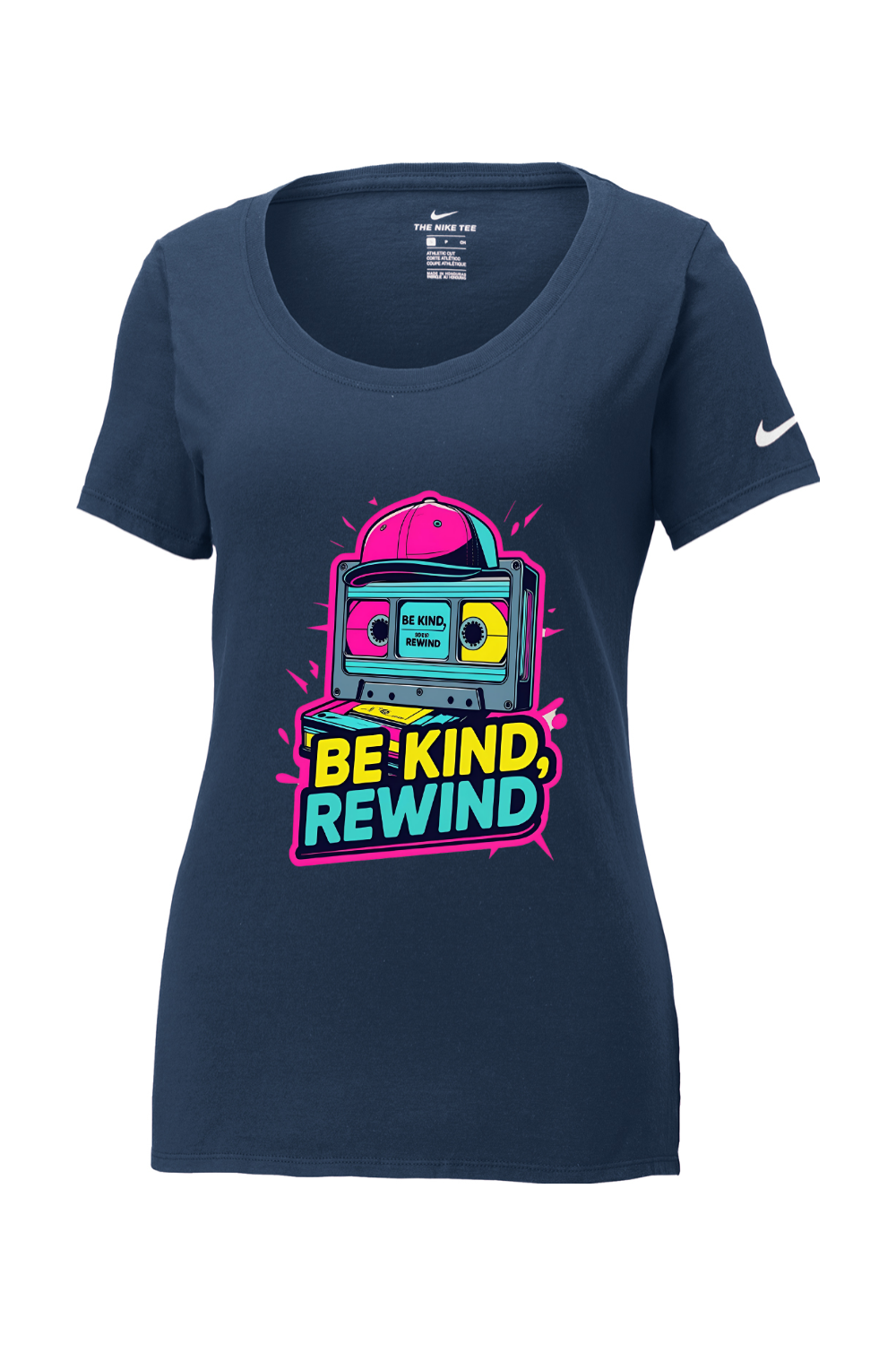 Nike Women's Cotton T-Shirt - Be Kind Rewind