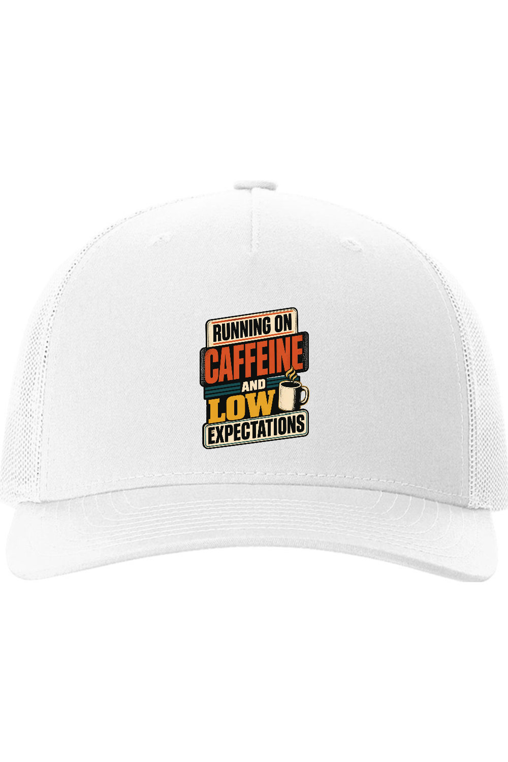 Richardson Trucker Cap: Running on caffeine and low expectations