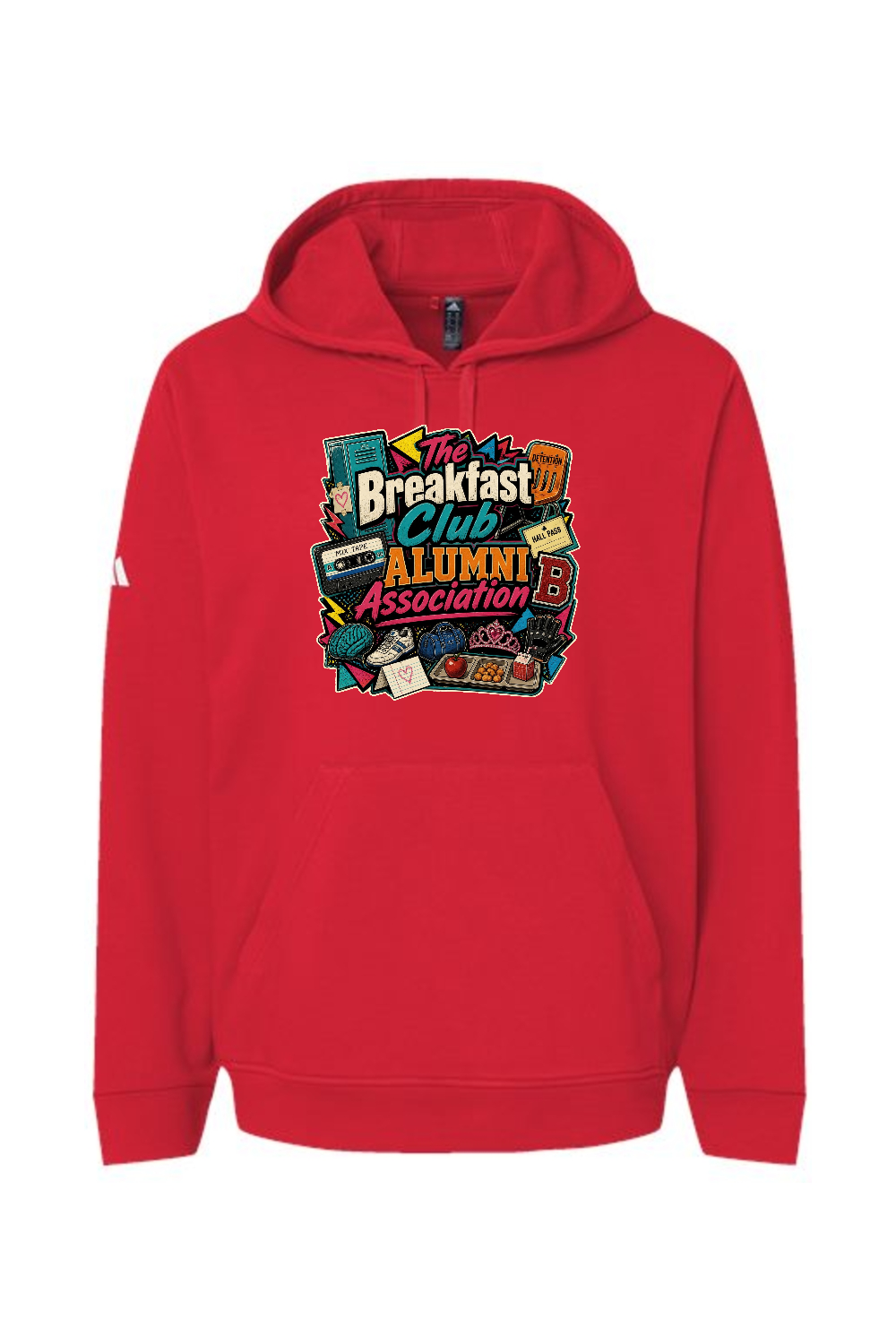 Adidas Fleece Hooded Sweatshirt: The Breakfast Club Alumni Association