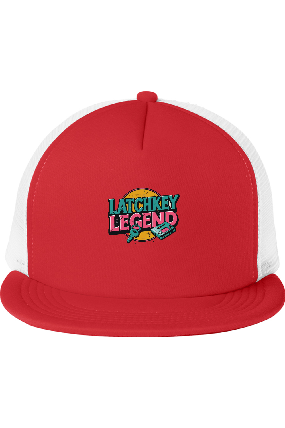 Trucker Style Snapback Cap with Latchkey Legend