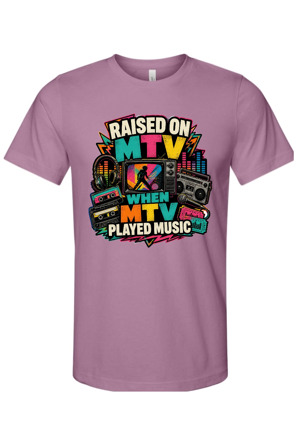 RAISED ON MTV WHEN MTV PLAYED MUSIC Gen X Edition Tee