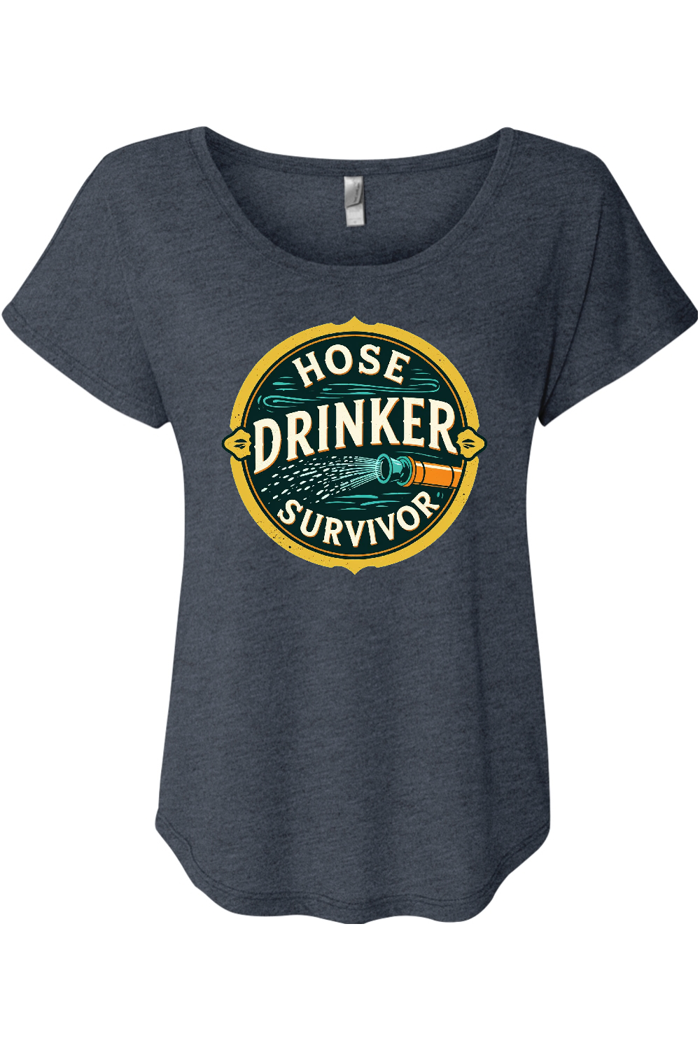 Hose Drinker Survivor Women's Triblend Dolman Tee
