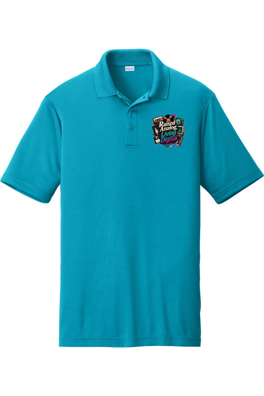 Competitor Polo: Raised Analog. Living Digital