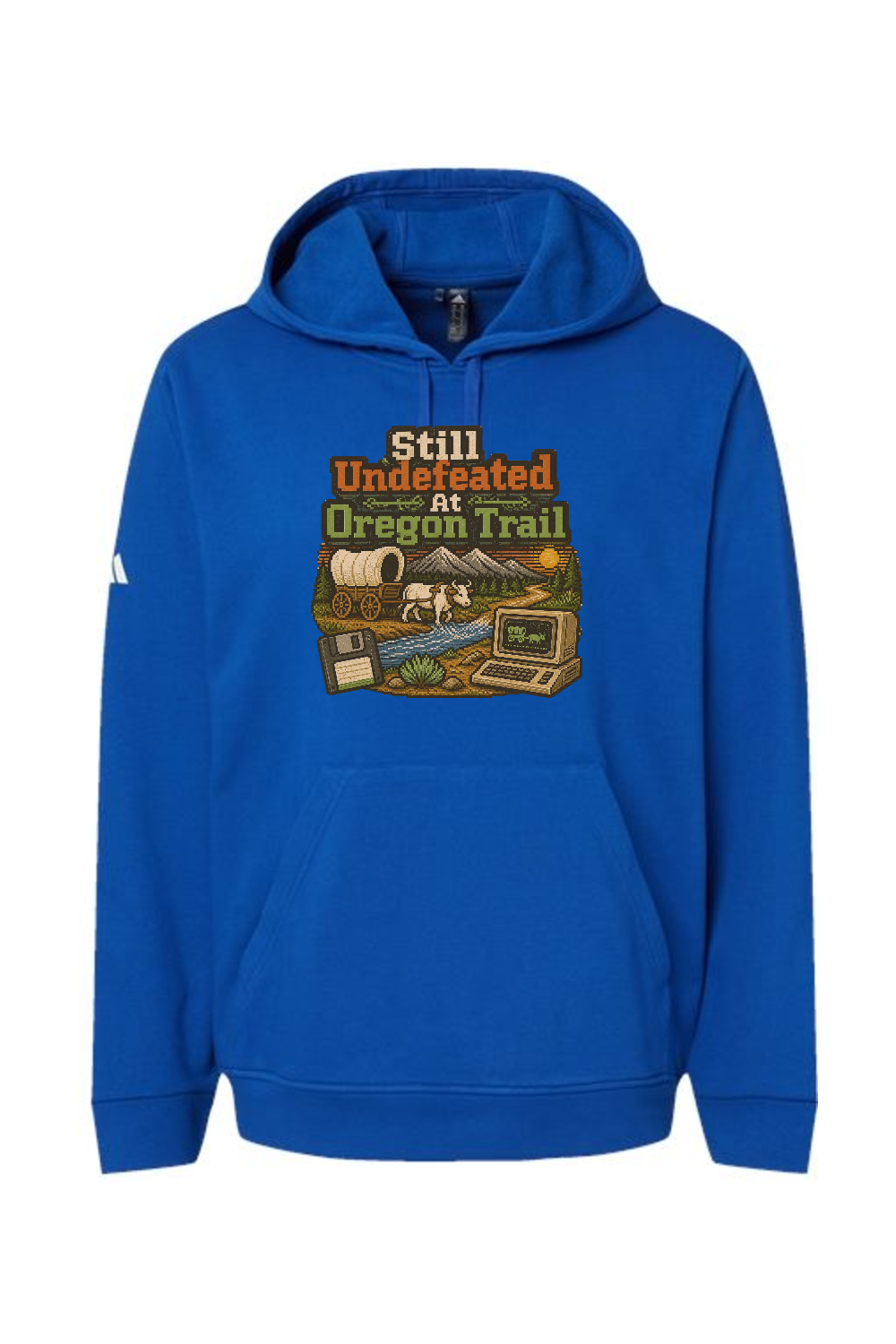 Adidas Fleece Hooded Sweatshirt: Still Undefeated At Oregon Trail