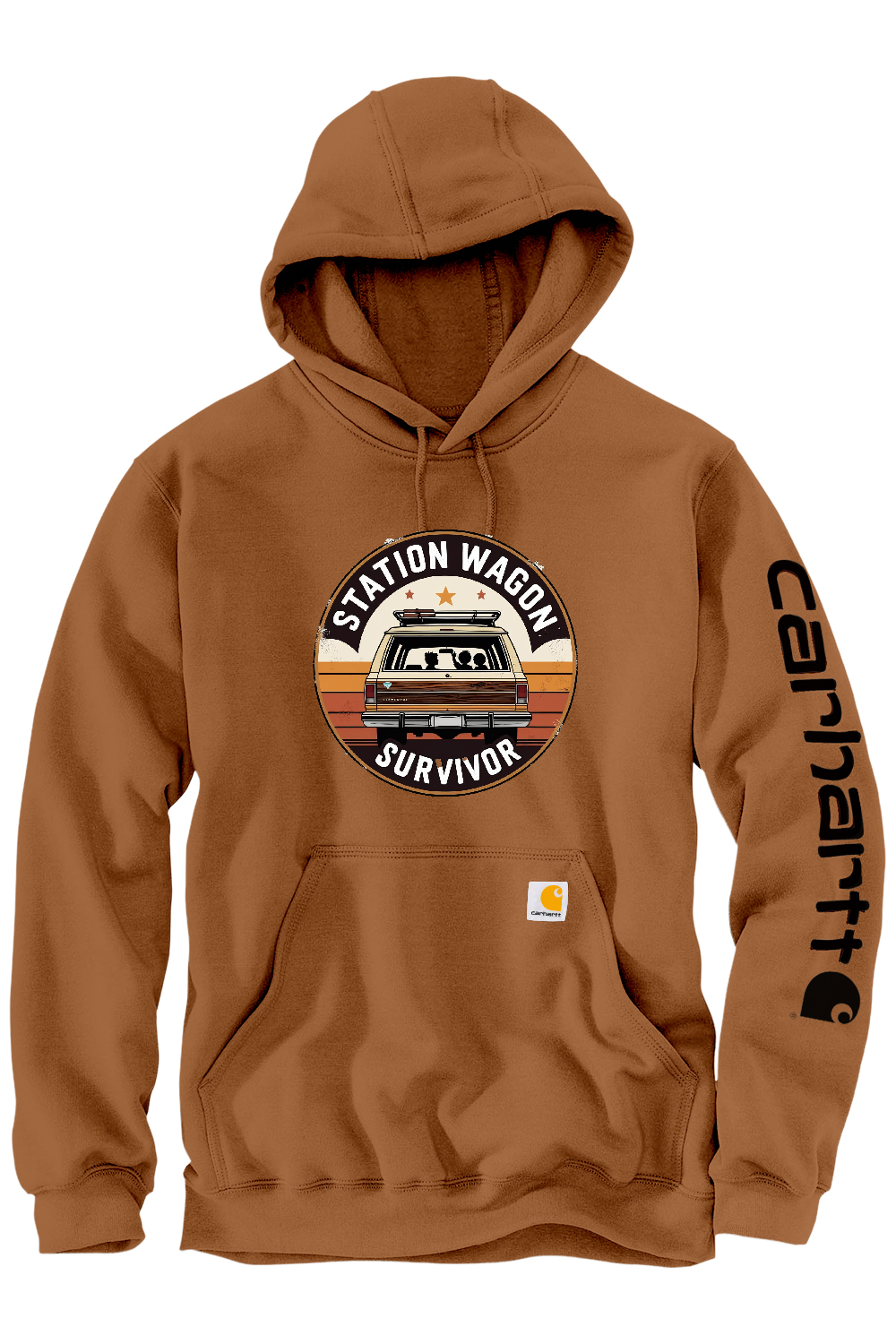Carhartt Midweight Hooded Sweatshirt: Station Wagon Survivor