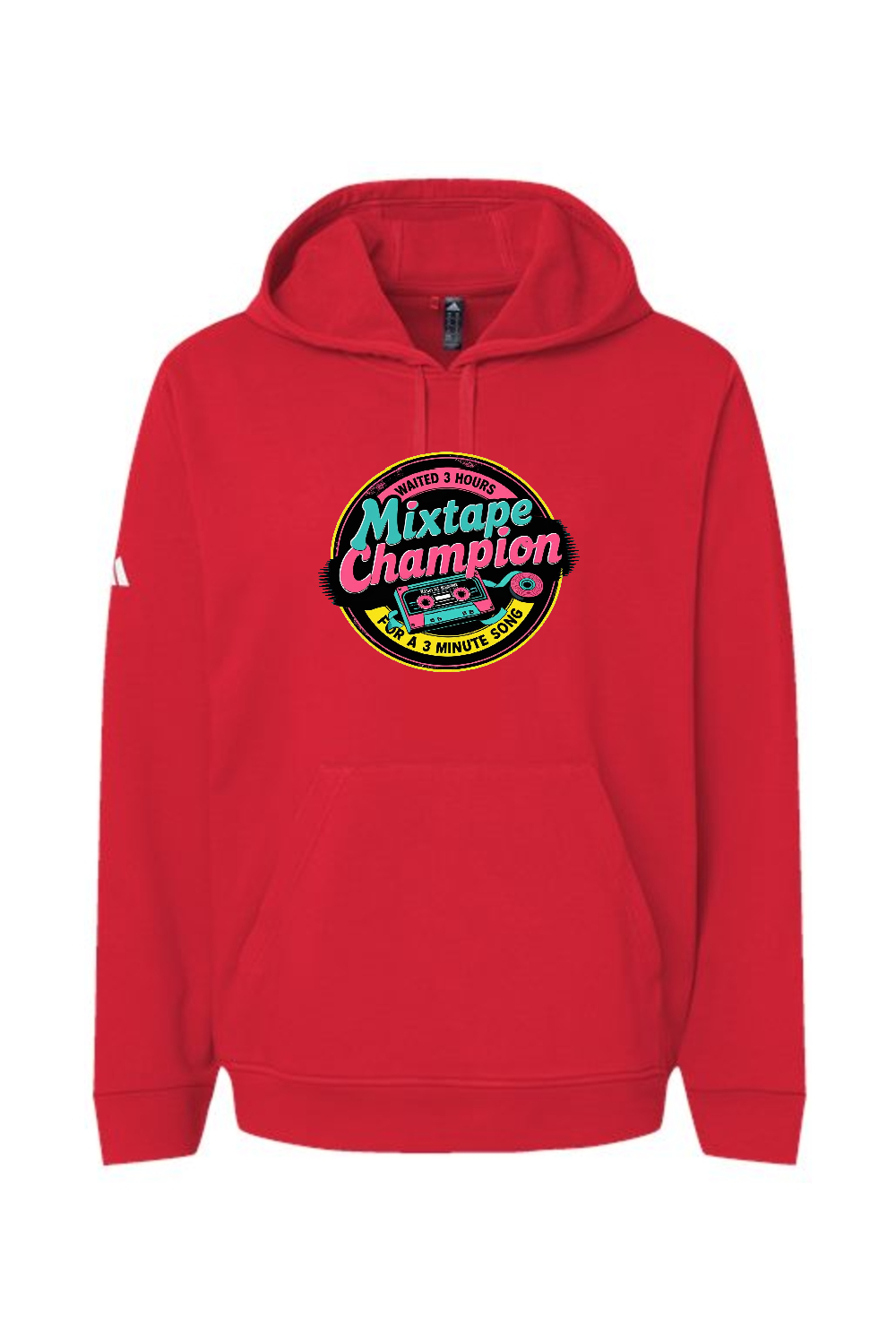 Adidas Fleece Hooded Sweatshirt: MixTape Champion