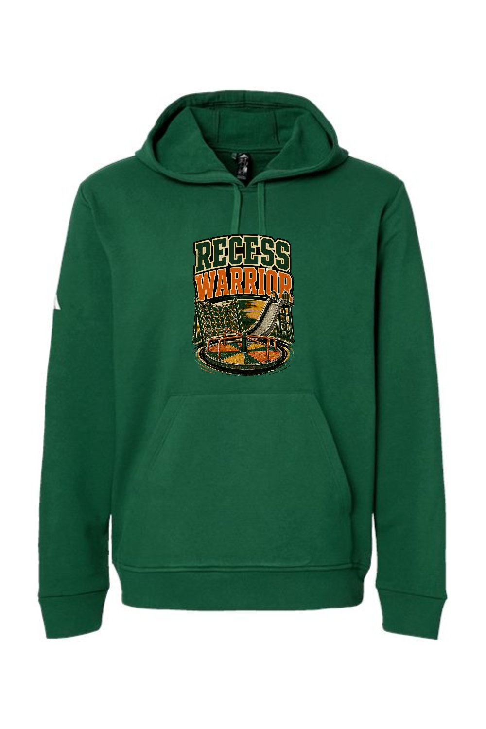 Adidas Fleece Hooded Sweatshirt: Recess Warrior