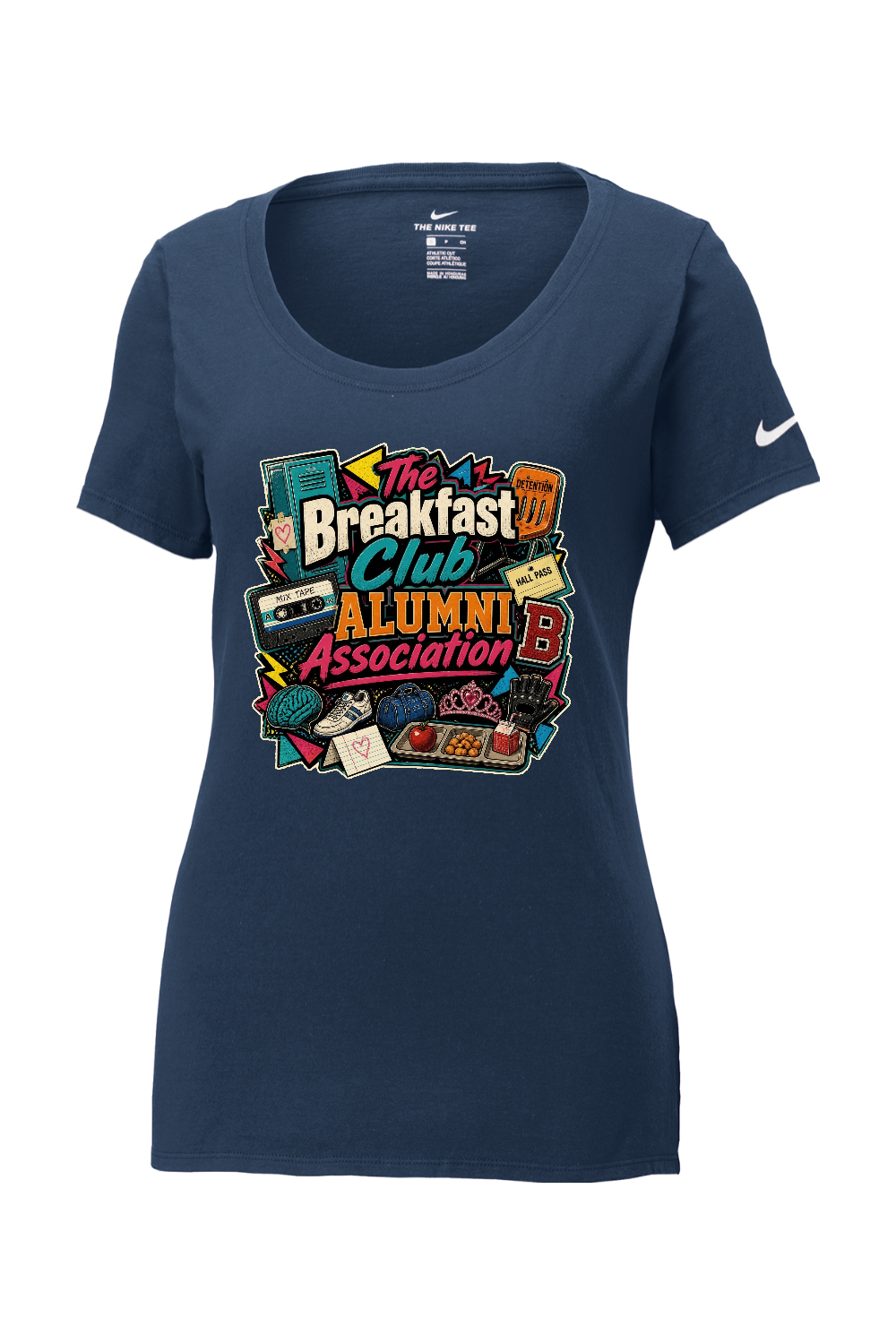 Nike Ladies Core Cotton Scoop Neck Tee: The Breakfast Club Alumni Association