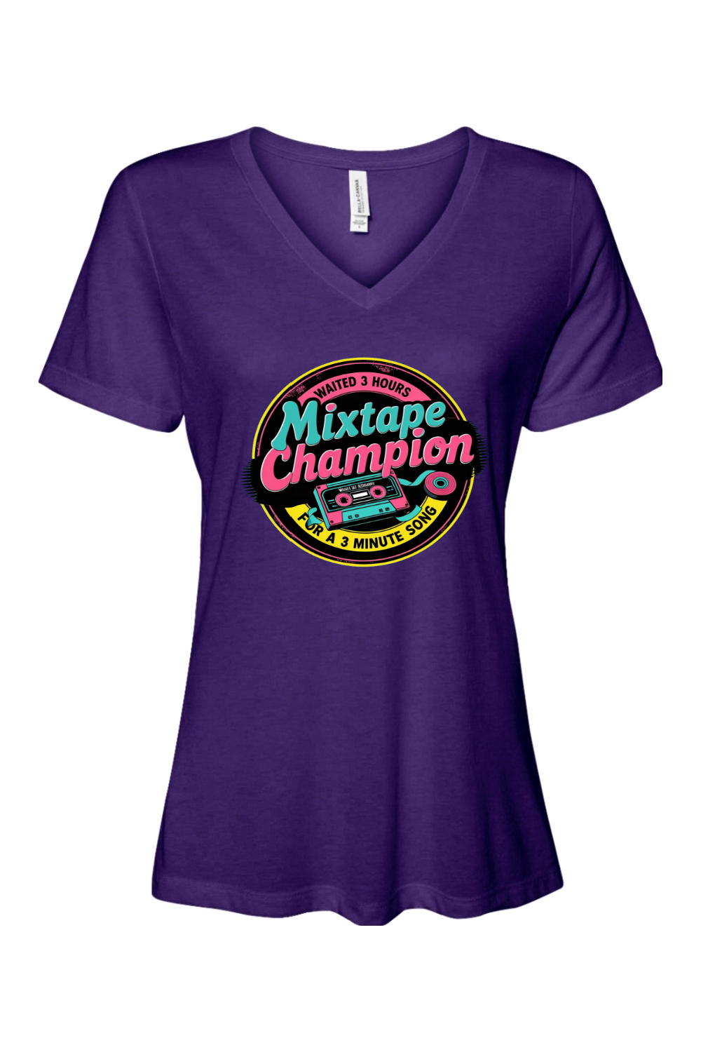 Relaxed Fit Women's V-Neck T-Shirt - MixTape Champion