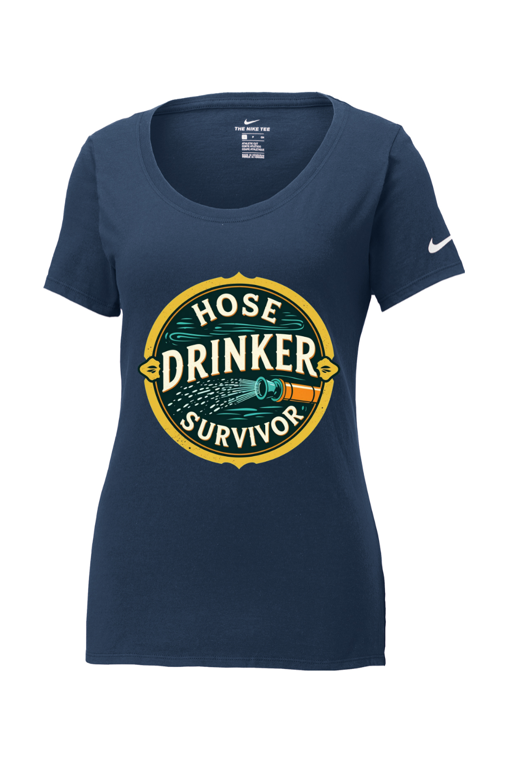 Nike Women's Cotton T-Shirt - Hose Drinker Survivor
