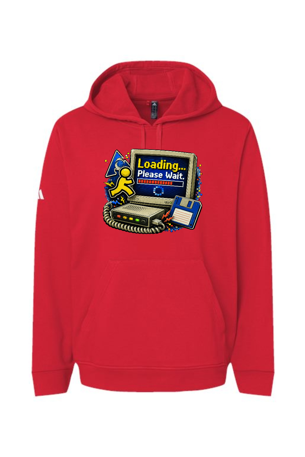 Adidas Fleece Hooded Sweatshirt: Loading... Please Wait.