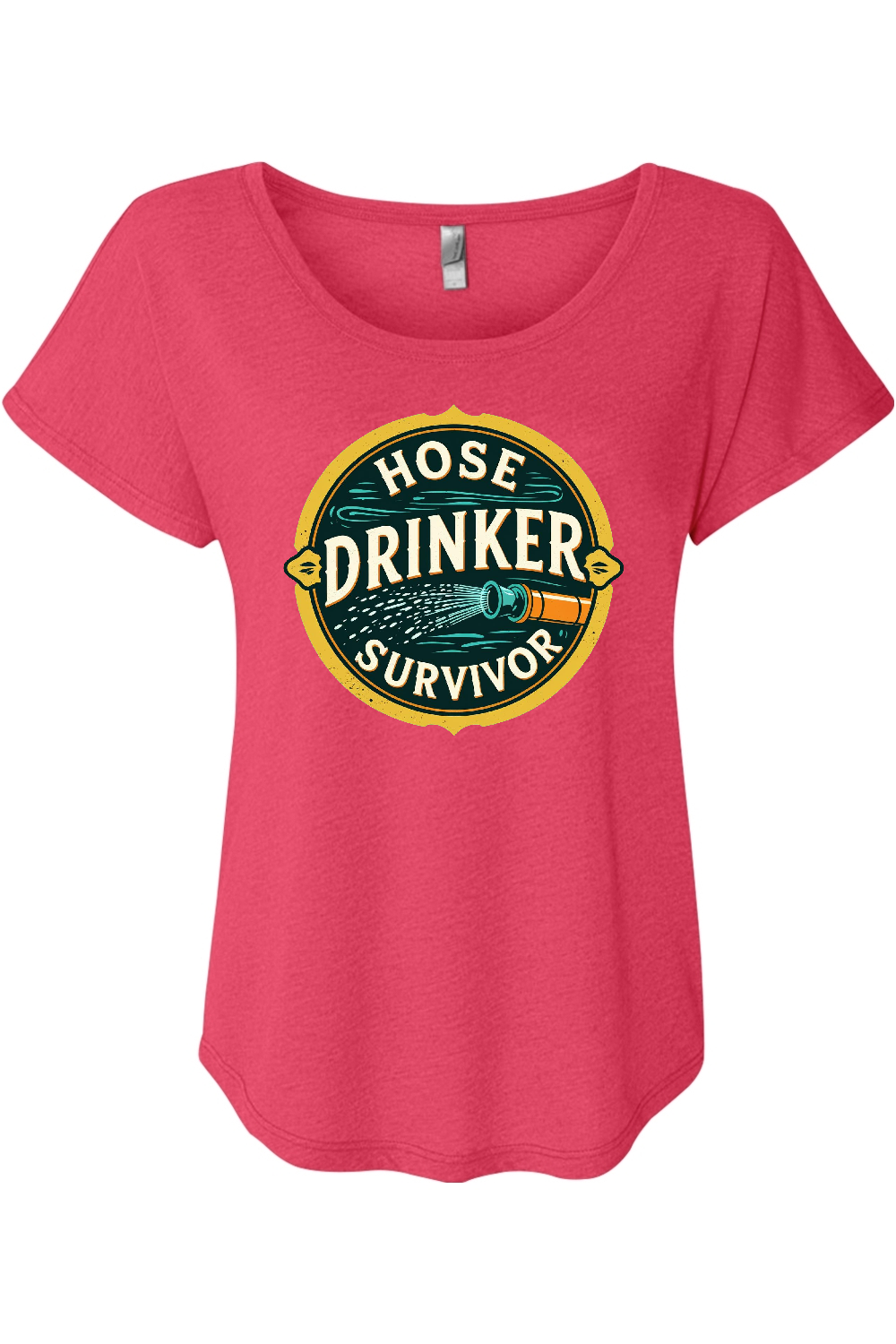 Hose Drinker Survivor Women's Triblend Dolman Tee