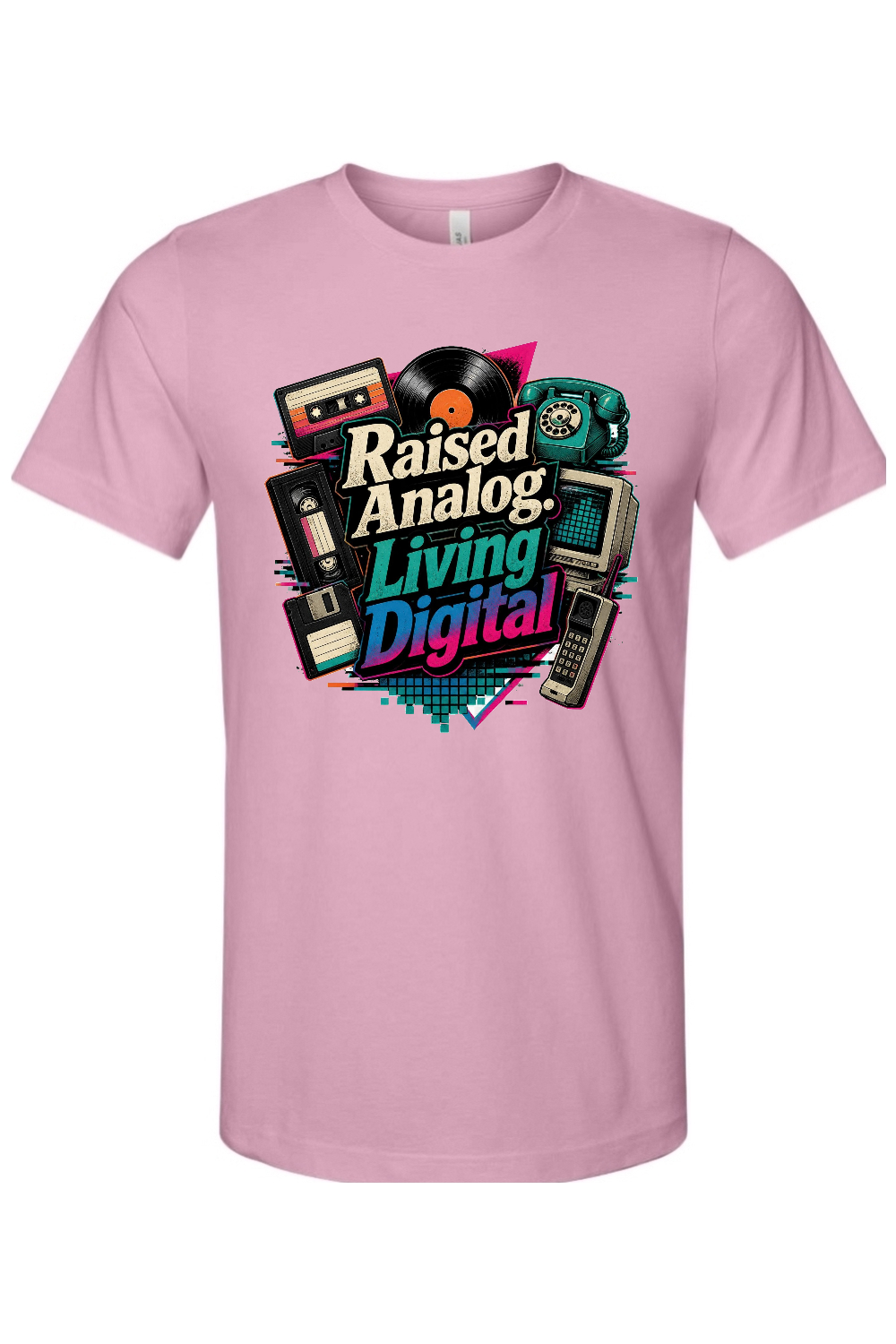 Raised Analog. Living Digital Gen X Edition Tee