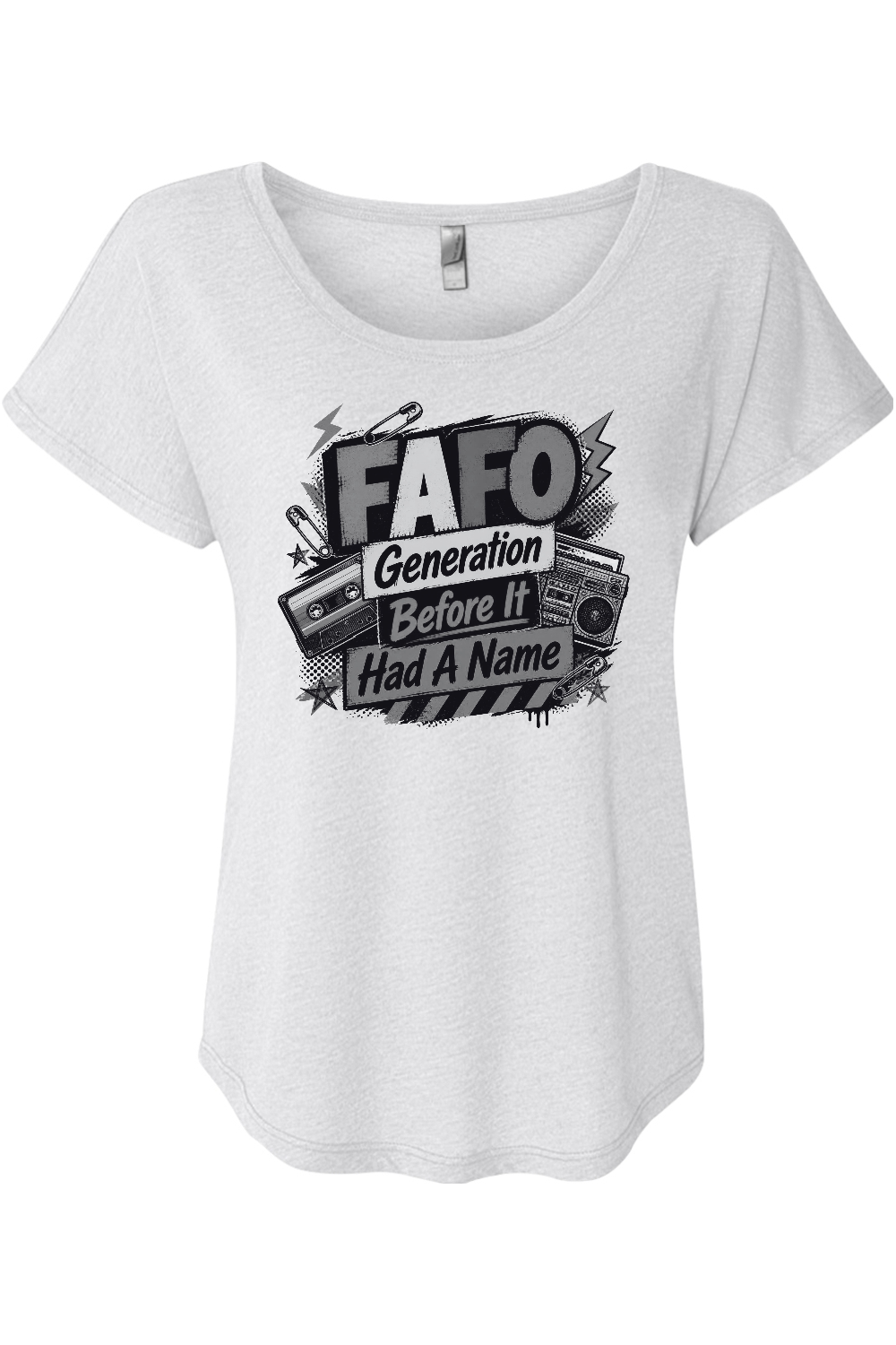 FAFO Generation Before It Had A Name Women's Triblend Dolman Tee