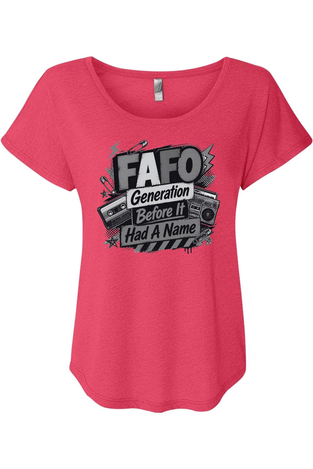 FAFO Generation Before It Had A Name Women's Triblend Dolman Tee