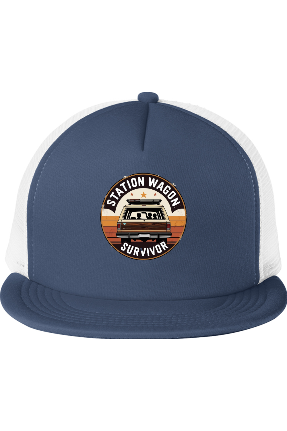 Trucker Style Snapback Cap with Station Wagon Survivor