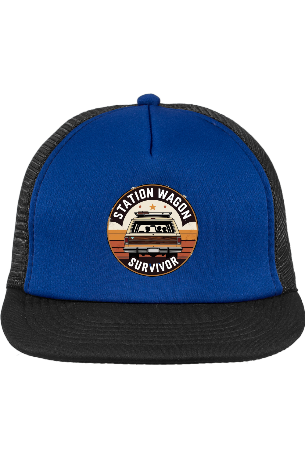 Trucker Style Snapback Cap with Station Wagon Survivor