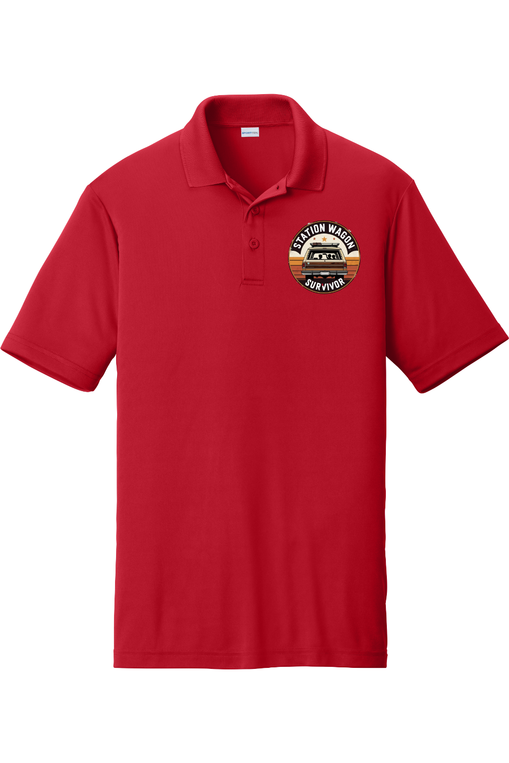 Moisture-Wicking Polo - Station Wagon Survivor